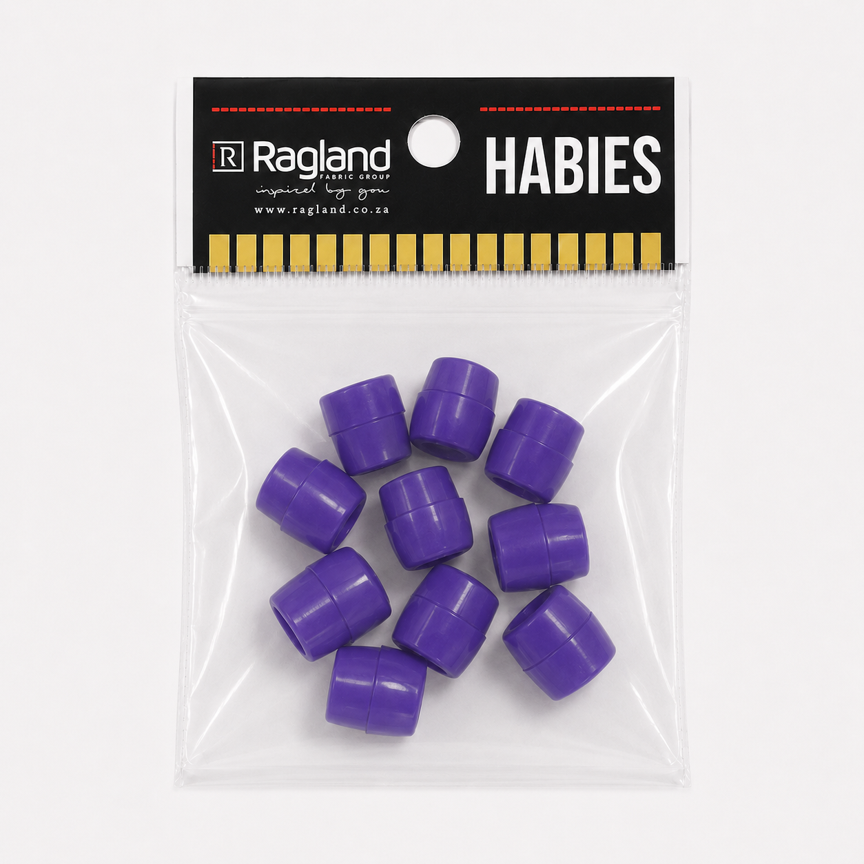 Cord End Caps 5mm Purple