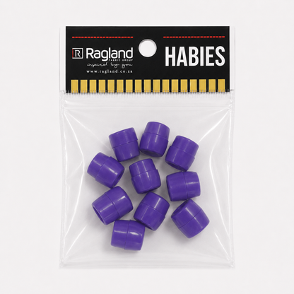 Cord End Caps 5mm Purple