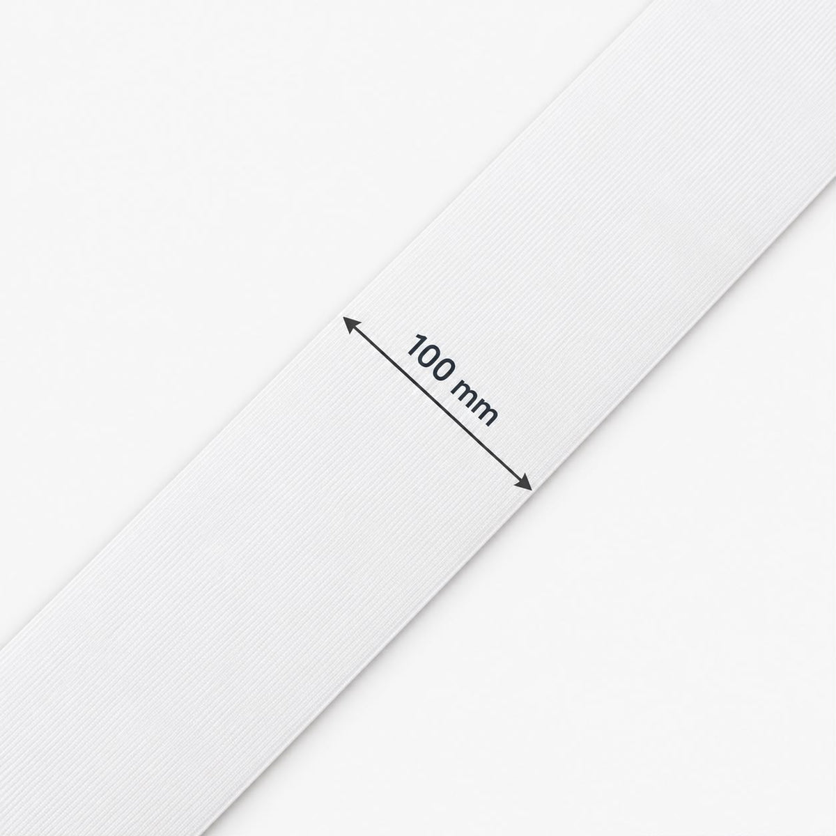 Elastic 100mm White (Woven Elastic-Hard Pull)