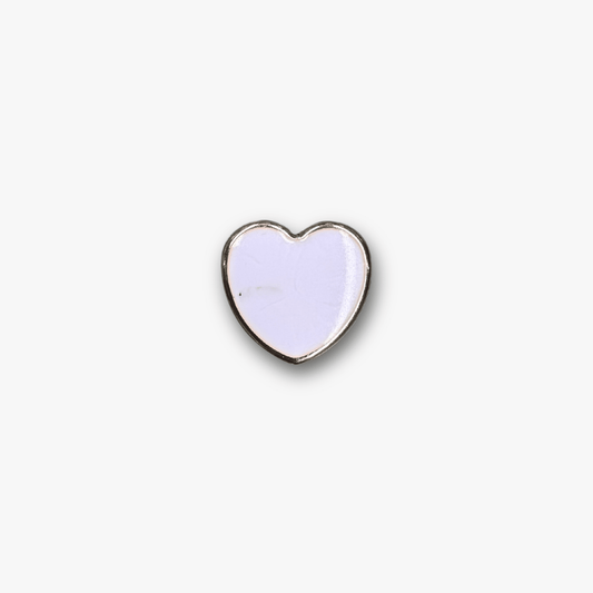 Heart Button | Light Lilac - Ragland Fabrics