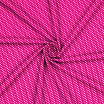 Stretch Eyelet Mesh Pink - Ragland Fabrics
