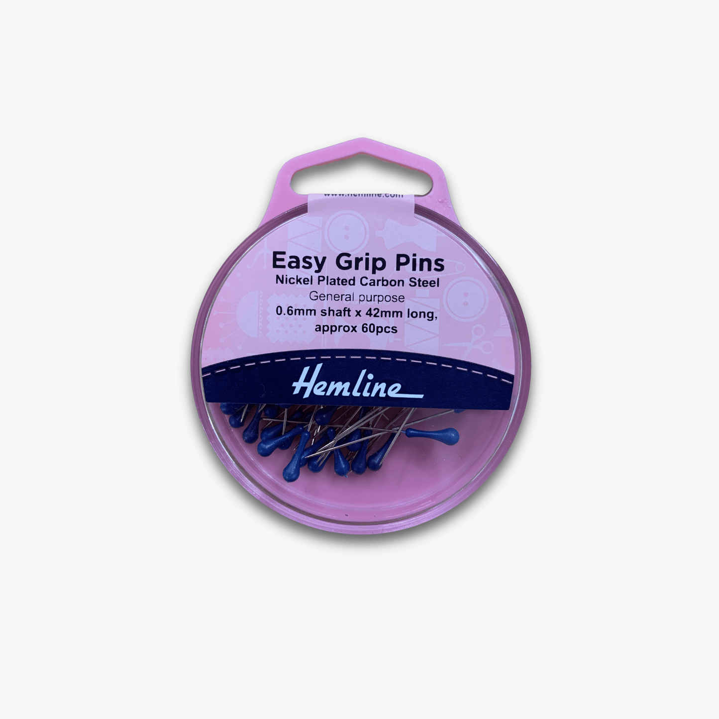 Easy Grip Nickel Plated General Purpose Pins - Ragland Fabrics