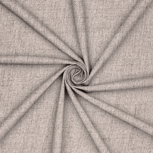 Korheks Linen Look Curtaining 300cm - Taupe - Ragland Fabrics