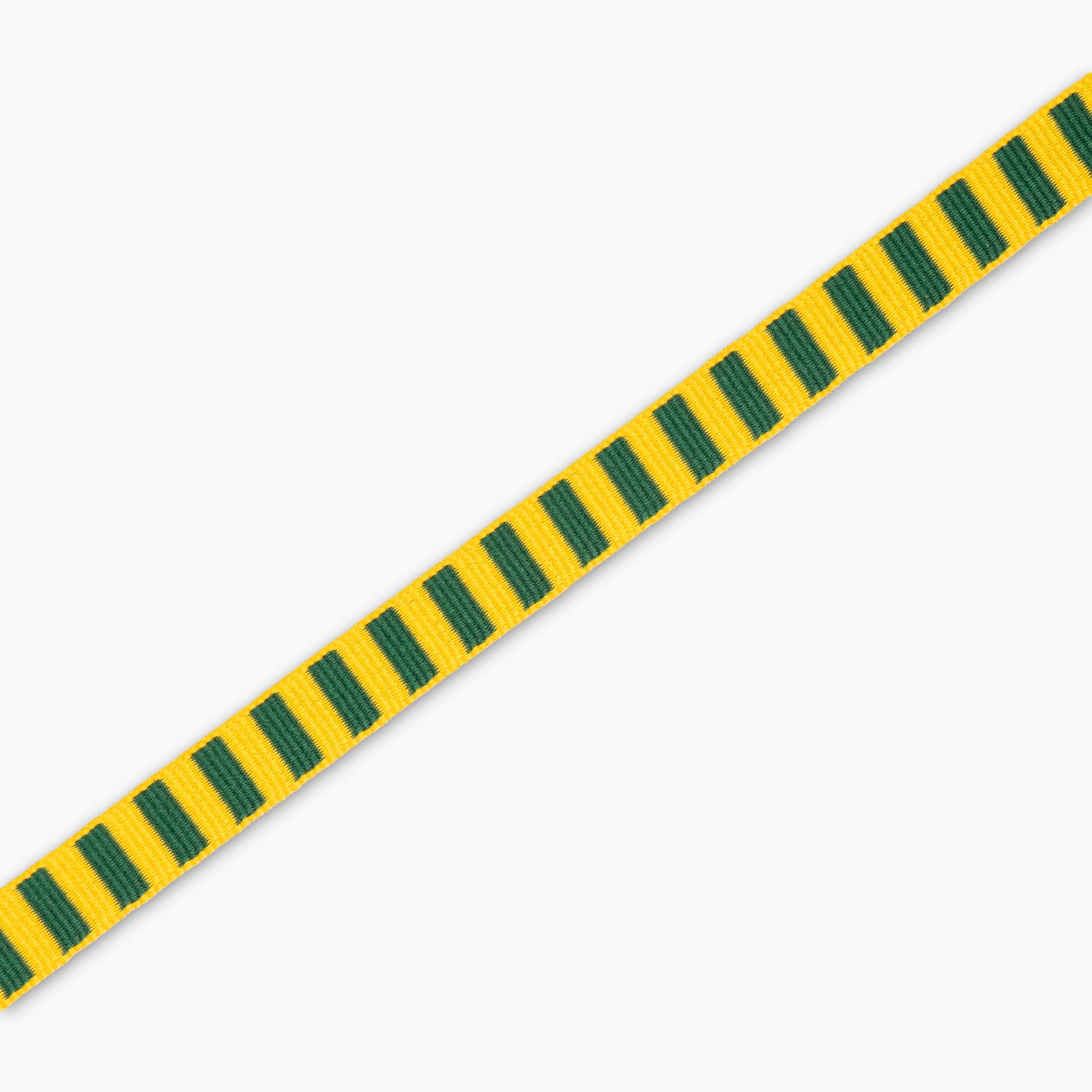 Blazer Braid - Bright Yellow/Bottle - Ragland Fabrics
