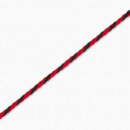 Blazer Cord - Black/Red Twist - Ragland Fabrics