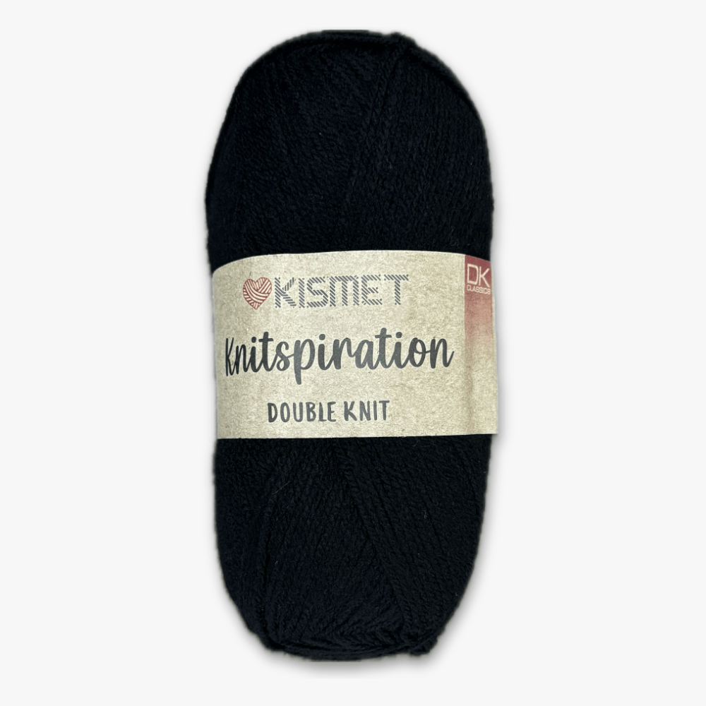 Knitspiration Dbl Knit Black K02 - Ragland Fabrics