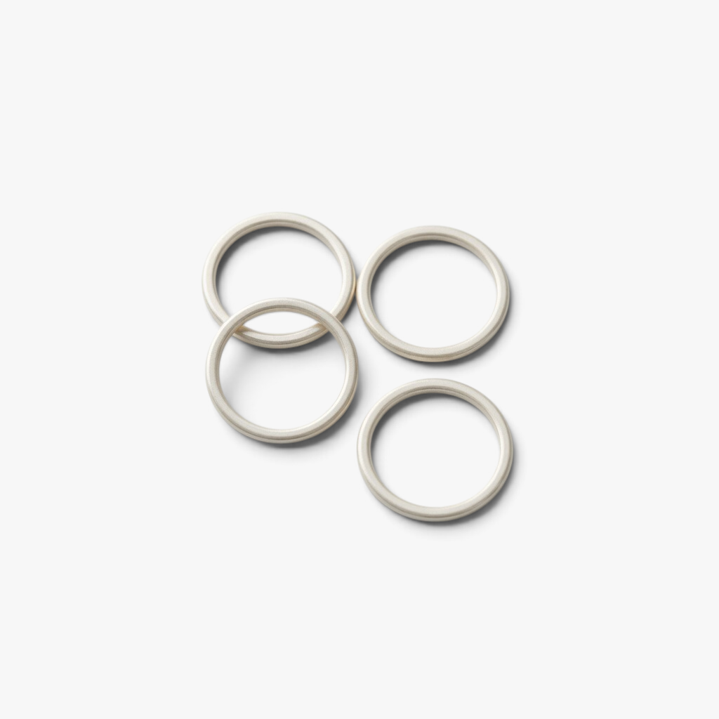 Bra Rings Metal ±18mm Off-White - TBD