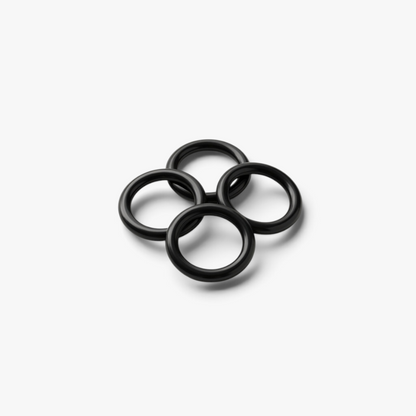 Bra Rings Plastic 15mm Black - TBD