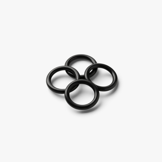 Bra Rings Plastic 15mm Black - TBD