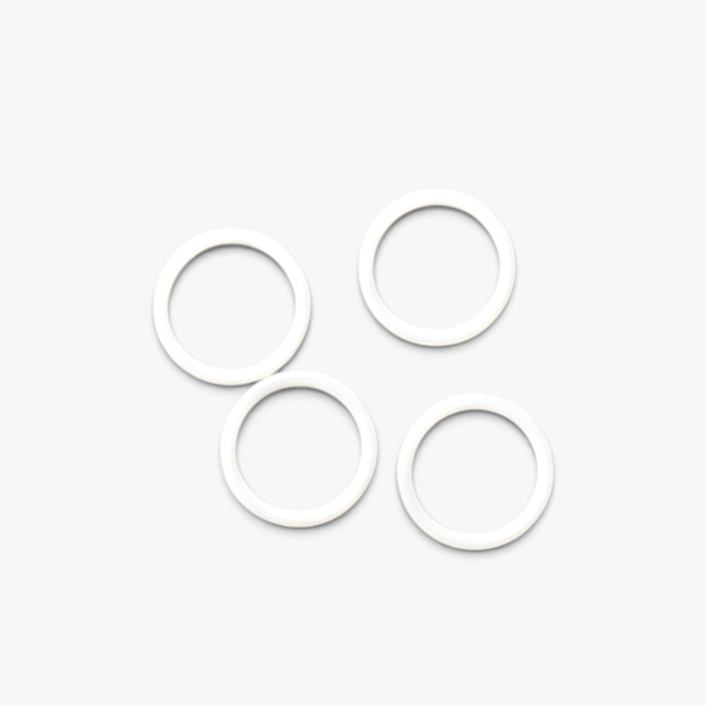 Bra Rings Plastic 15mm White - TBD