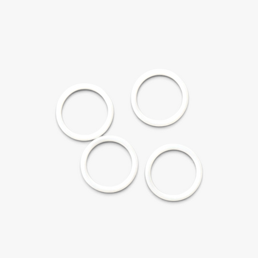 Bra Rings Plastic 15mm White - TBD