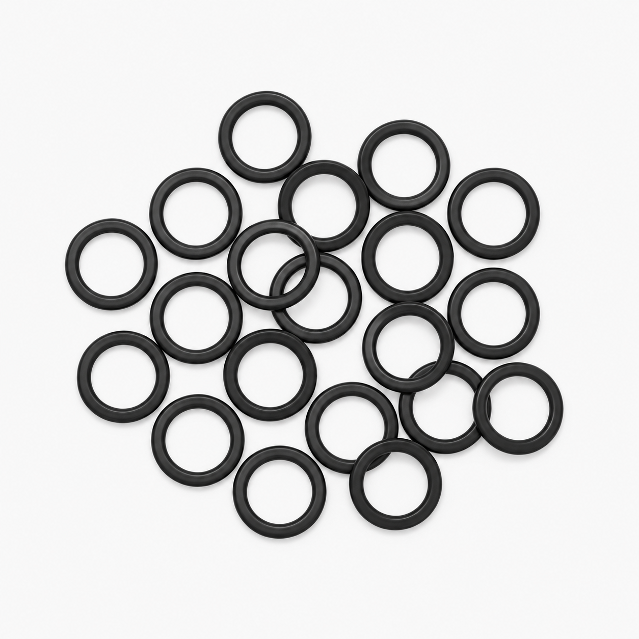 Bra Rings Plastic 12mm Black - TBD