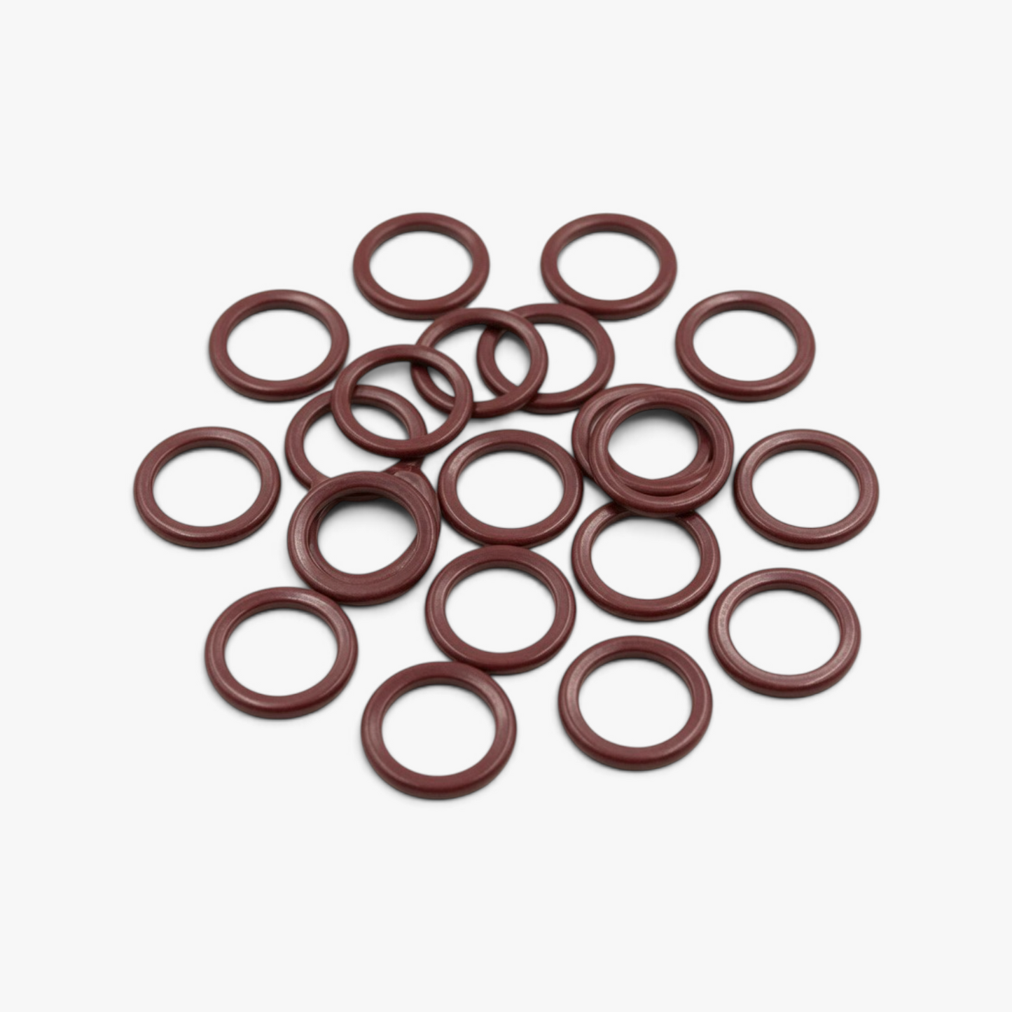 Bra Rings Metal 10mm Burgundy - TBD