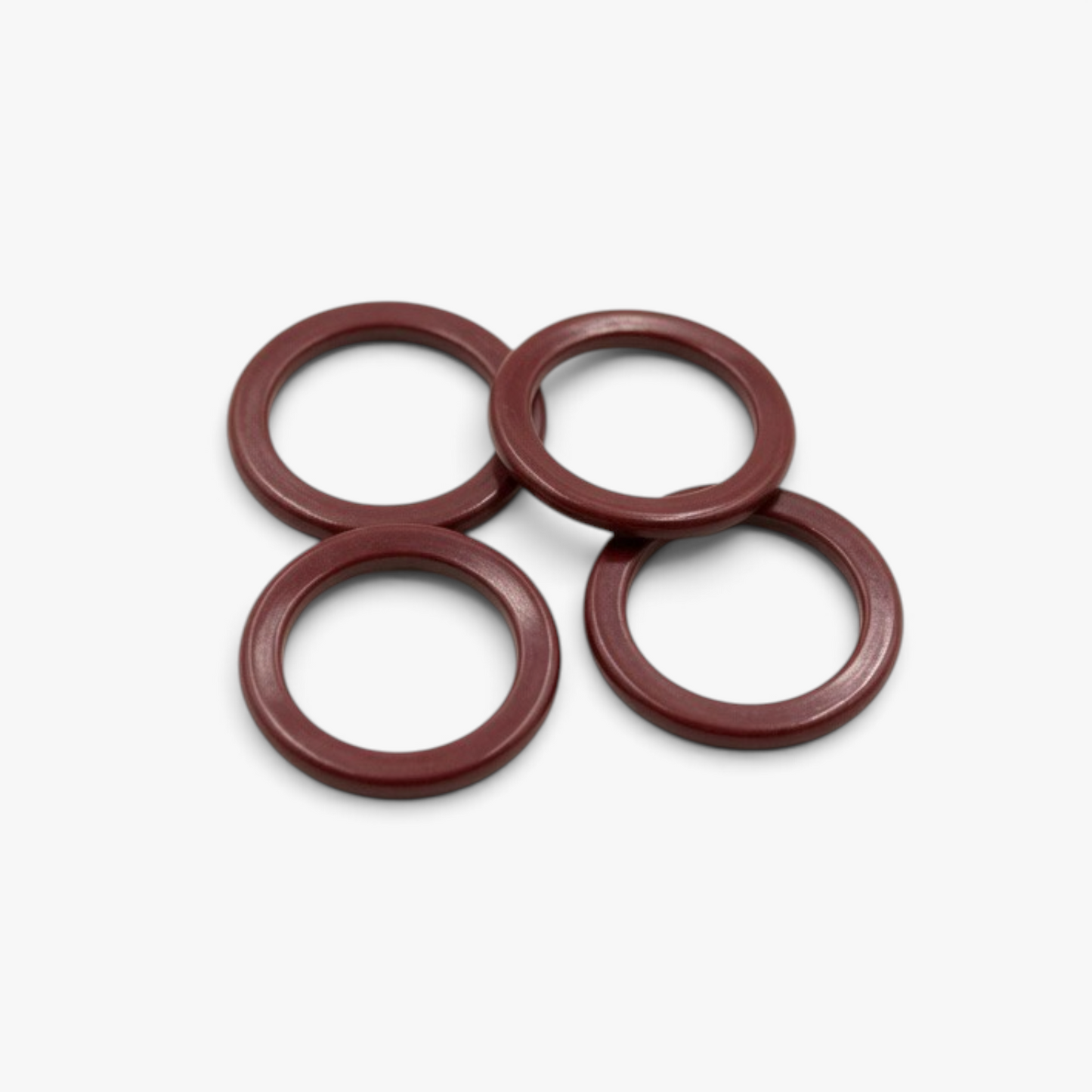 Bra Rings Metal 10mm Burgundy - TBD
