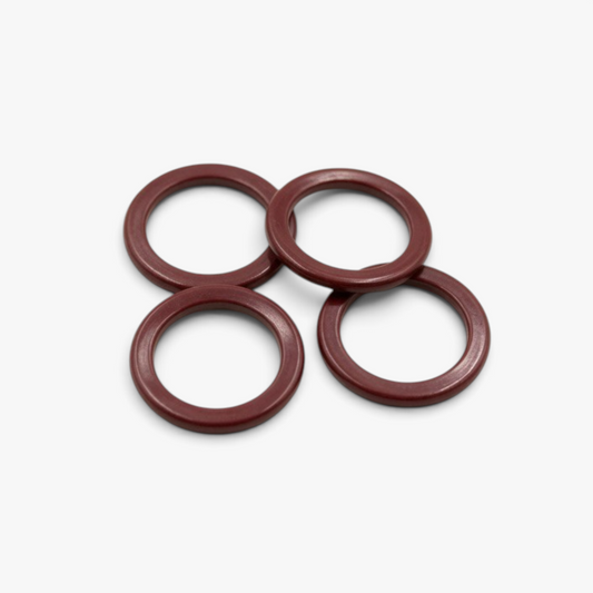 Bra Rings Metal 10mm Burgundy - TBD