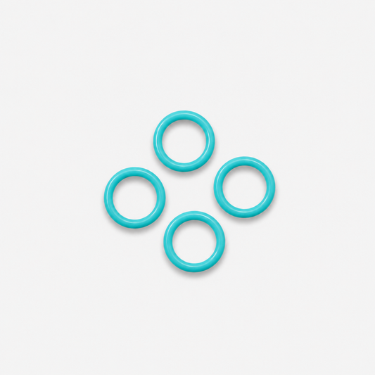 Bra Rings Plastic 10mm Aqua - TBD