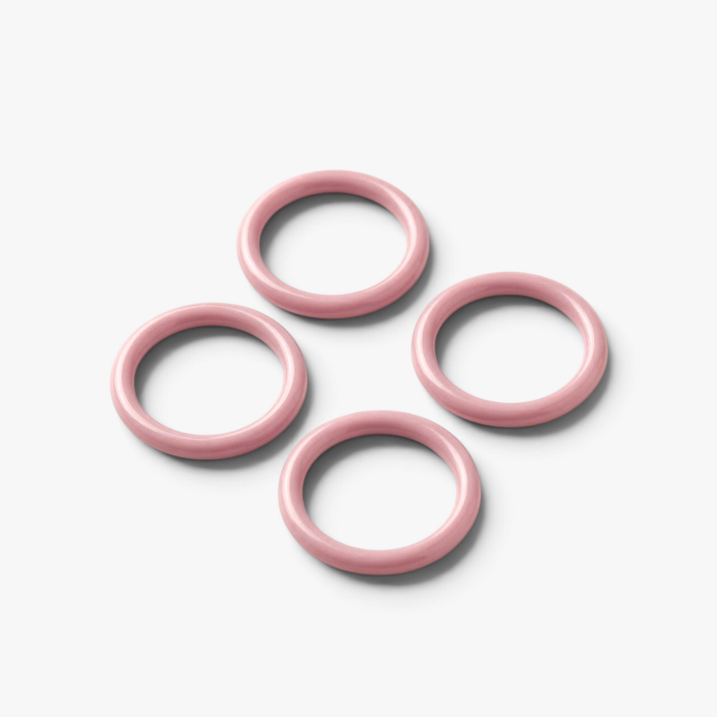 Bra Rings Plastic 15mm Antique Pink - TBD