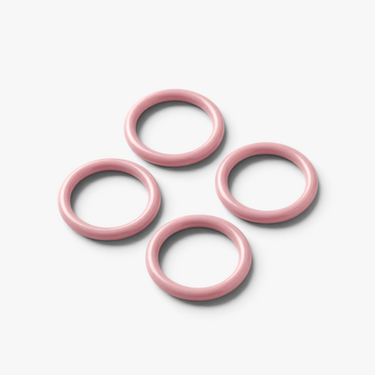 Bra Rings Plastic 15mm Antique Pink - TBD