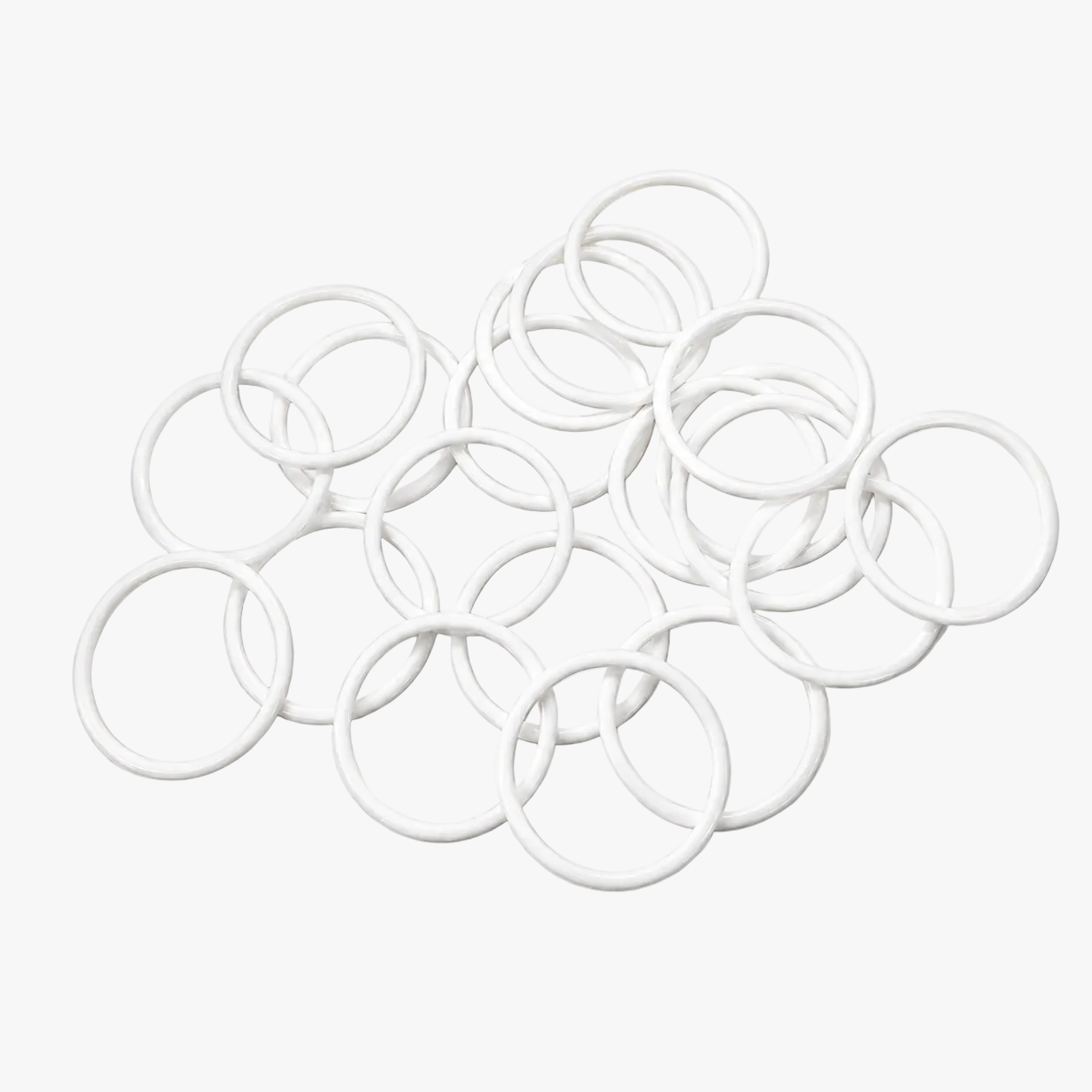 Bra Rings Metal 25mm White - TBD