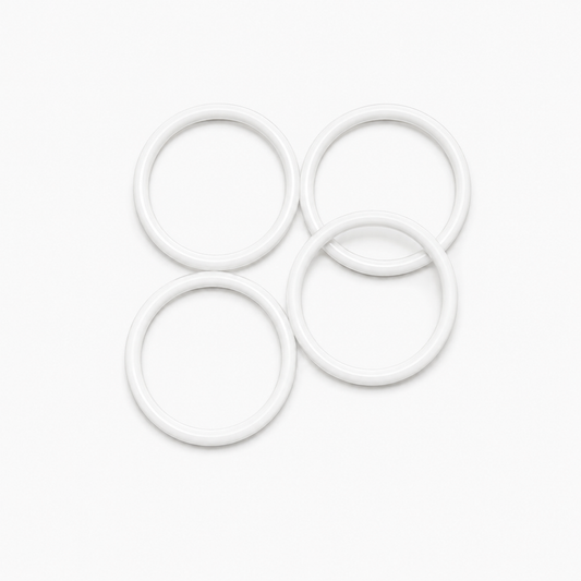 Bra Rings Metal 25mm White - TBD