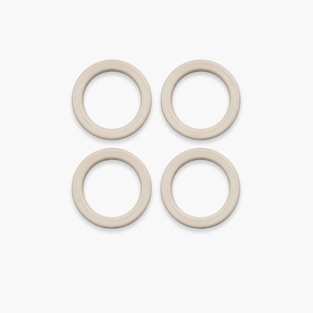 Bra Rings Plastic ±8mm Cream - TBD