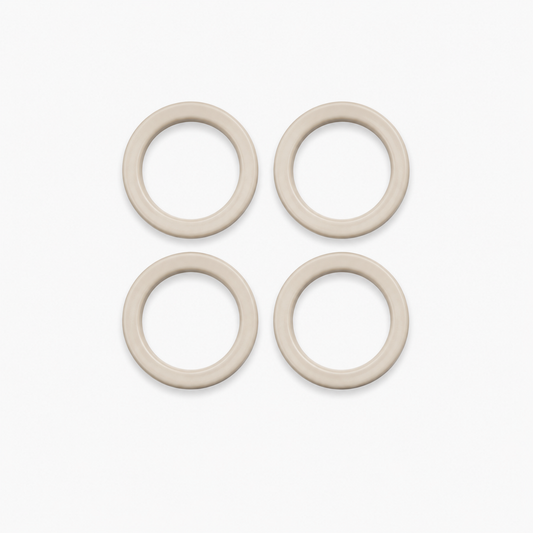 Bra Rings Plastic ±8mm Cream - TBD