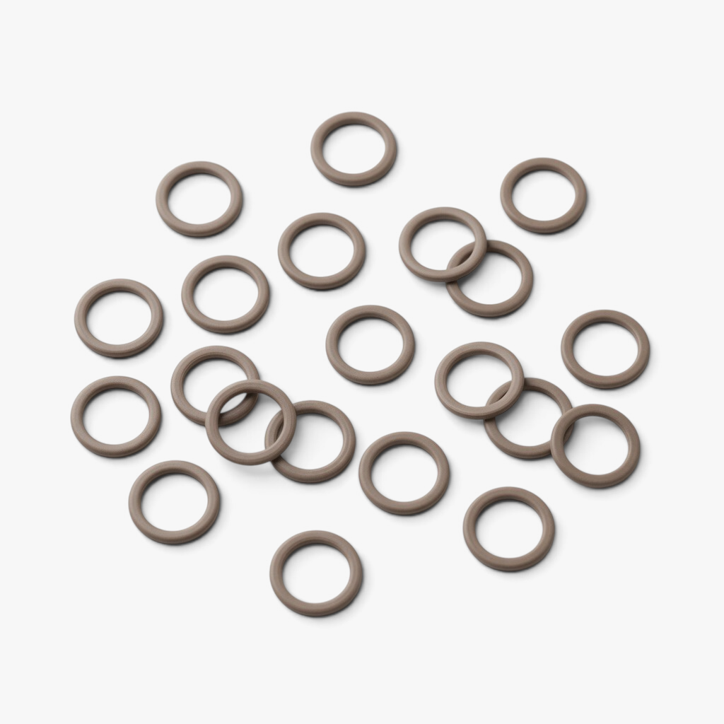 Bra Rings Metal 10mm Dark Cream - TBD