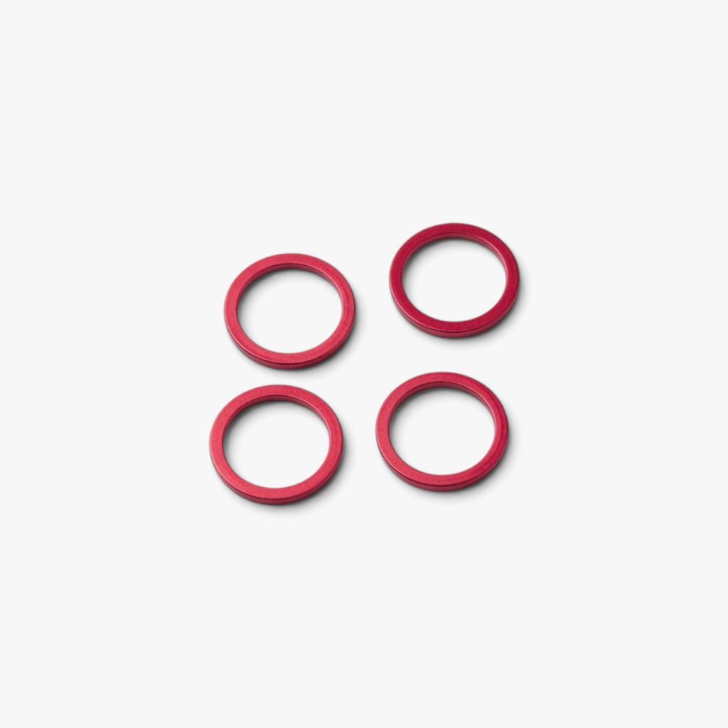 Bra Rings Metal 15mm Candy Red - TBD