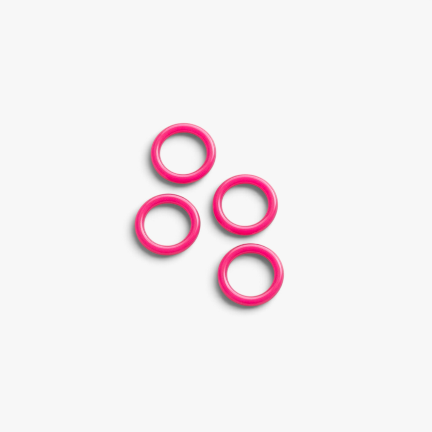 Bra Rings Plastic 10mm Cerise - TBD