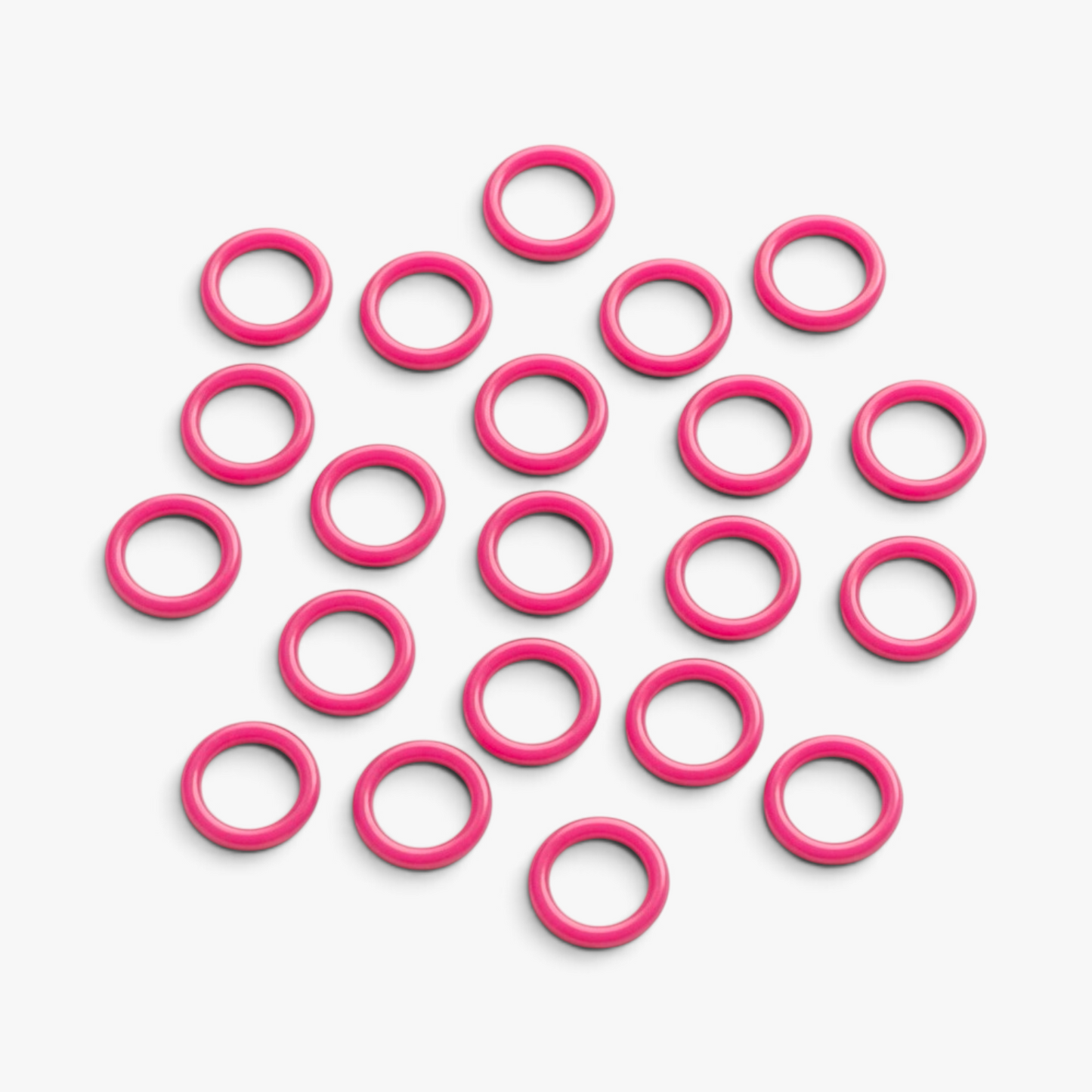 Bra Rings Plastic 10mm Cerise - TBD