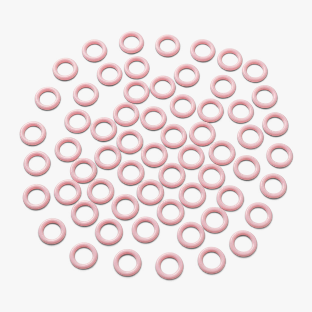 Bra Rings Plastic ±8mm Baby Pink - TBD
