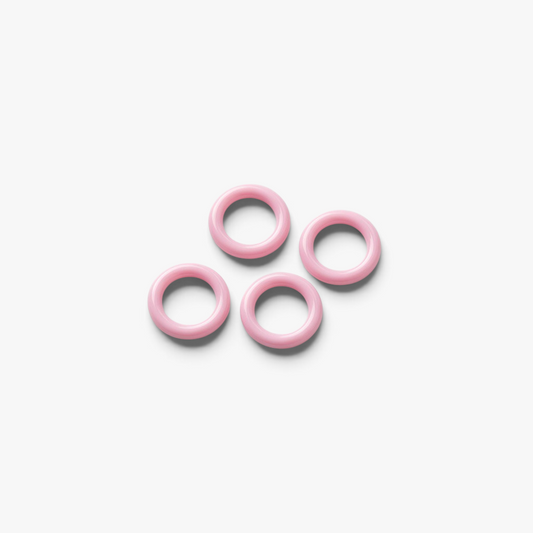 Bra Rings Plastic ±8mm Baby Pink - TBD