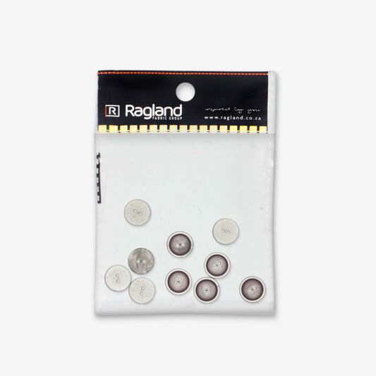 Button Shirts / Blouses 20mm (Pack of 10) - Ragland Fabrics
