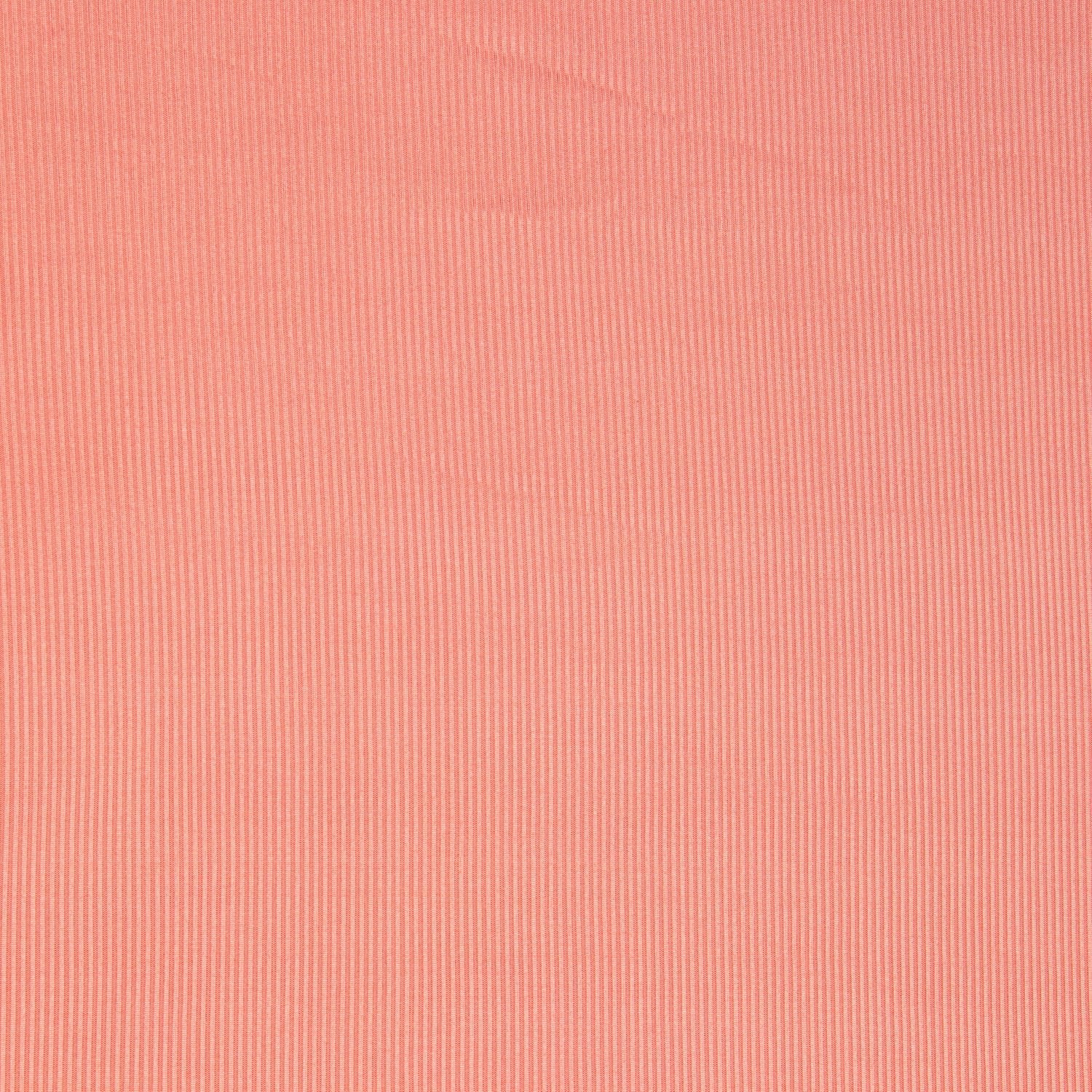 Cotton Knit Ribbed Salmon - Ragland Fabrics