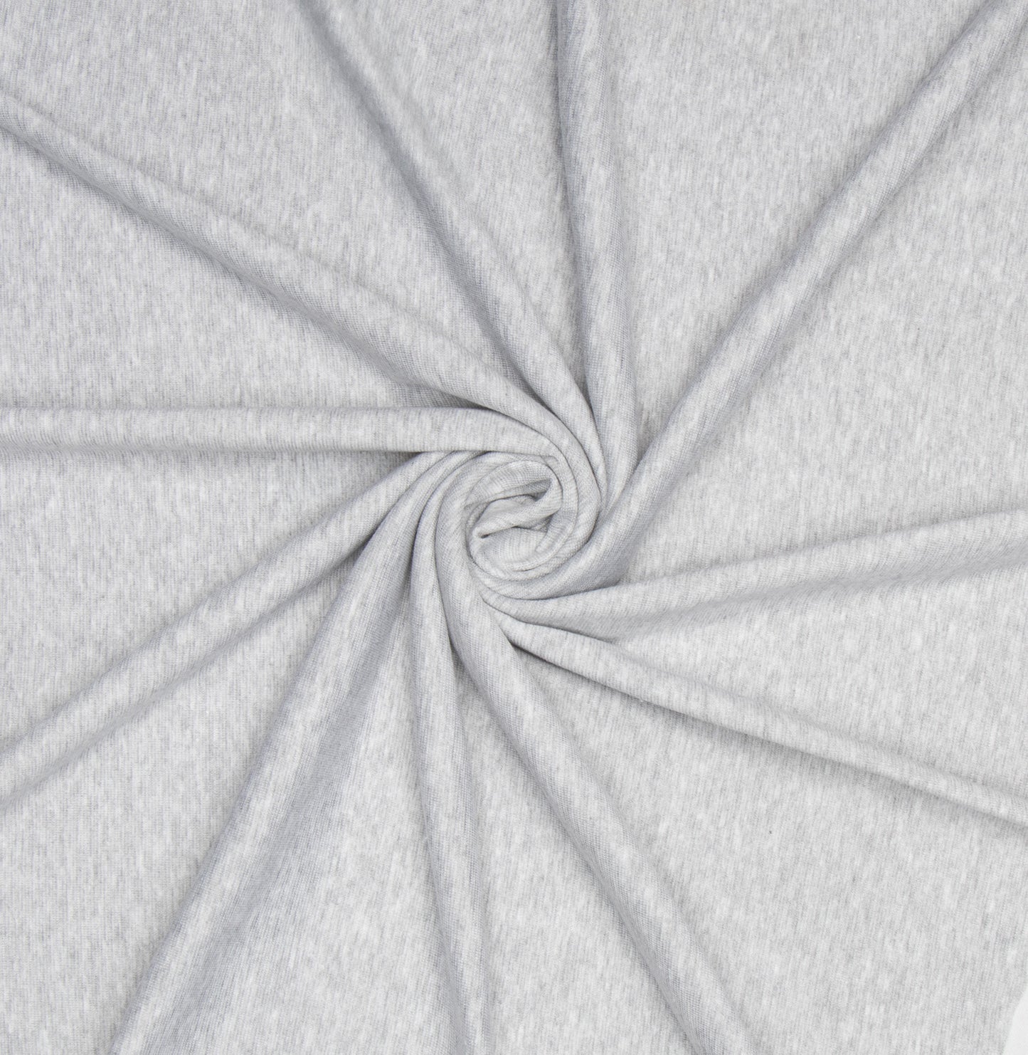 Ribbed Cotton Lycra Knit Grey Melange - Ragland Fabrics