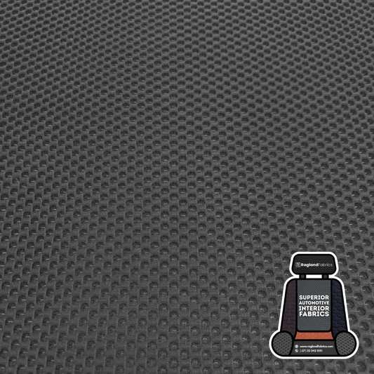Car Seat Knitted Mesh Upholstery Charcoal - Ragland Fabrics