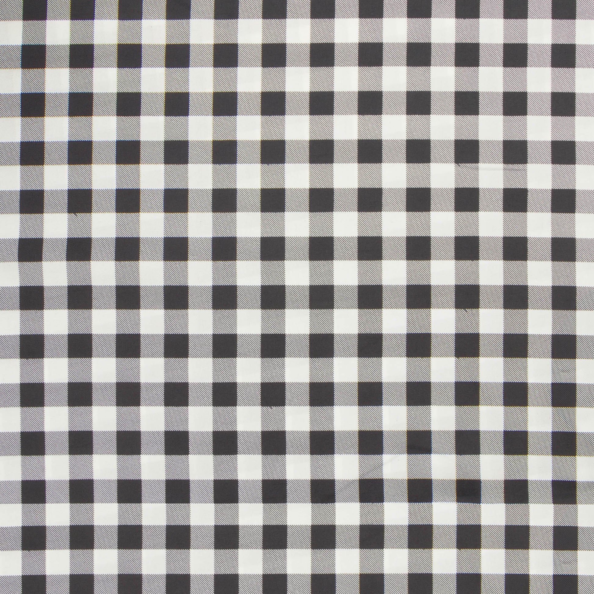 Printed Mini Matt Check Black - 240cm - Ragland Fabrics
