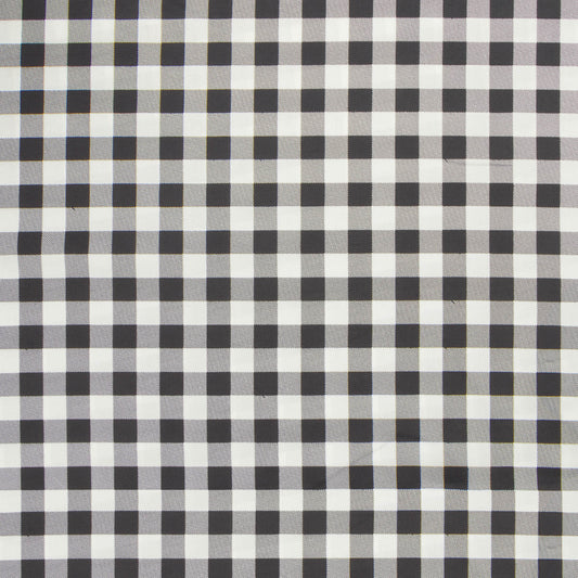 Printed Mini Matt Check Black - 240cm - Ragland Fabrics