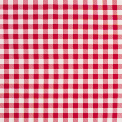Printed Mini Matt Check Red - 240cm - Ragland Fabrics