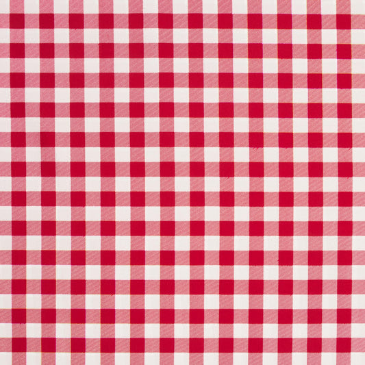 Printed Mini Matt Check Red - 240cm - Ragland Fabrics