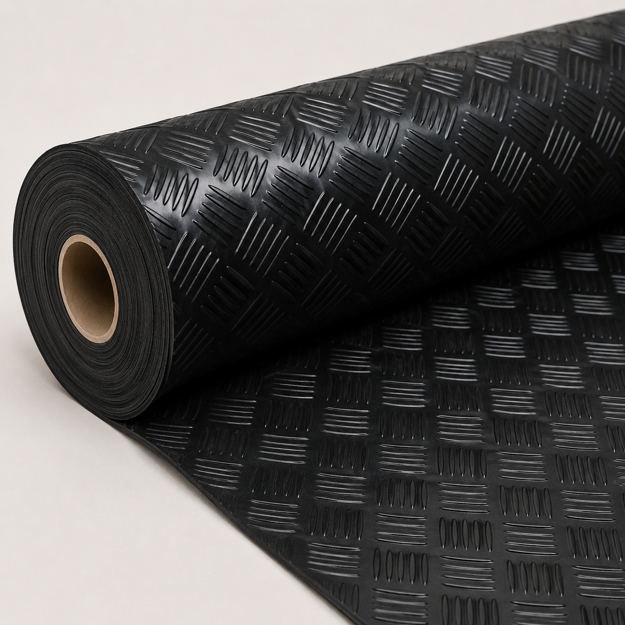 Rubber Matting / Taxi Flooring PREMIUM 3mm 140cm - CHECKER
