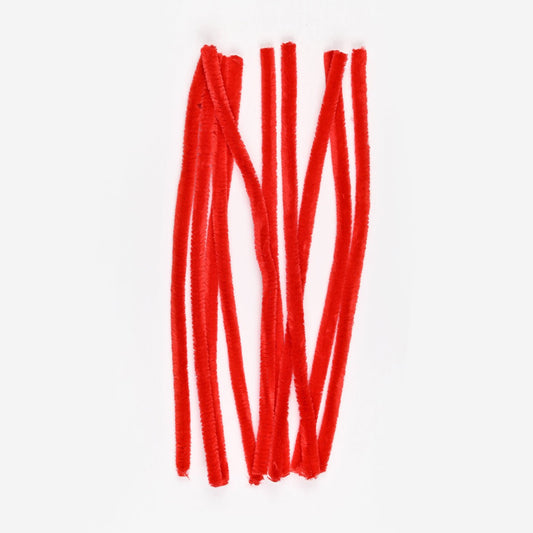 Chenille Sticks (10per Pack) - Red CB03 TBD - Ragland Fabrics
