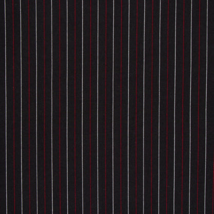 Pin Stripe Red / White Fabric - Ragland Fabrics