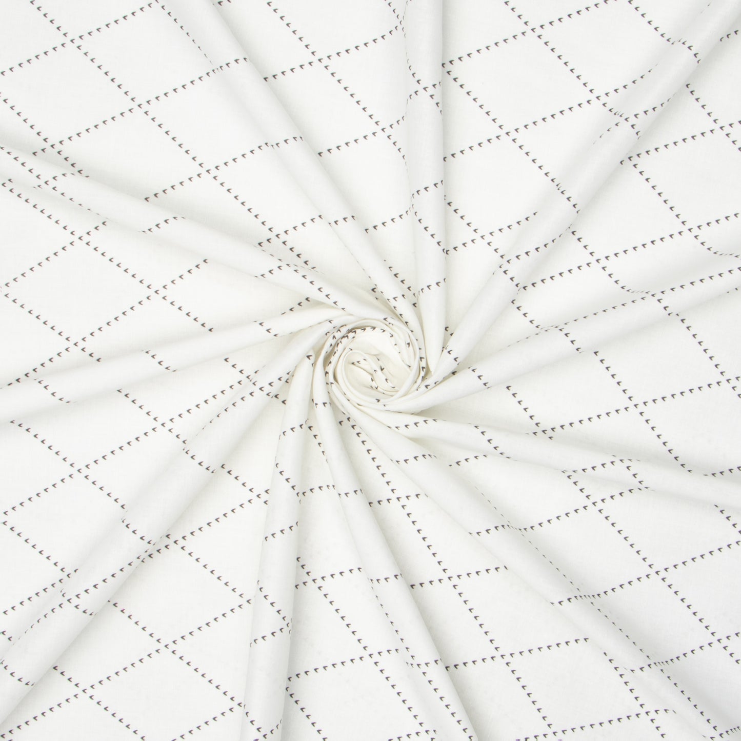 Cotton Shirting Printed Black / White - Ragland Fabrics