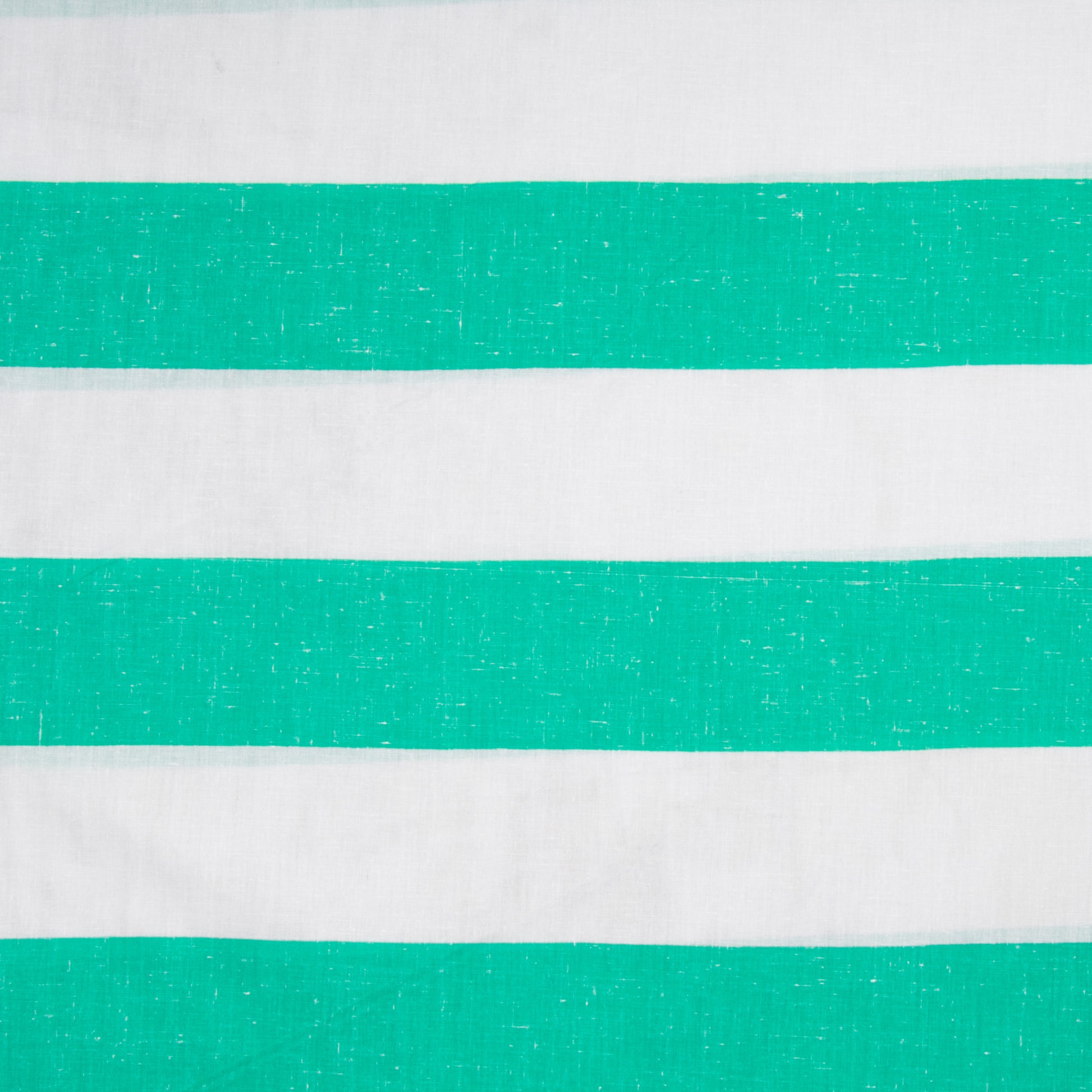 Sheeting Poly Cotton Green/White Stripe 240cm - Ragland Fabrics