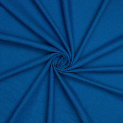 Cotton Shirting Brushed Royal Blue - Ragland Fabrics