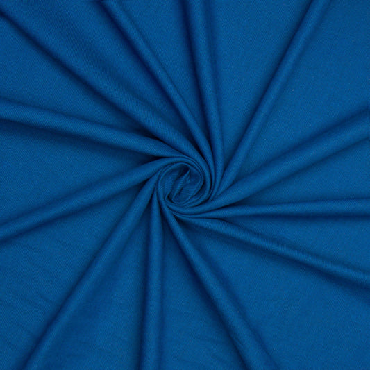 Cotton Shirting Brushed Royal Blue - Ragland Fabrics