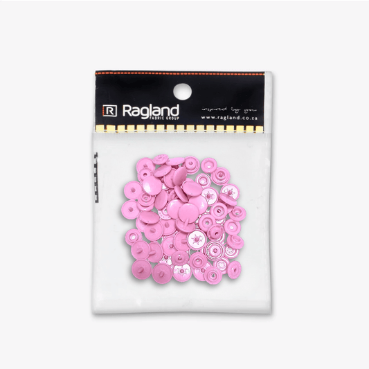 Plastic Snap Fastener - Baby Pink (20's) - Ragland Fabrics