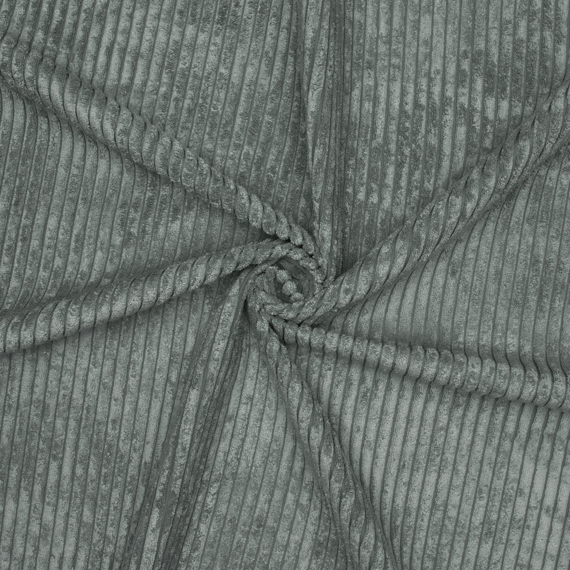 Corduroy Chunky 140cm Talisman Grey - Ragland Fabrics