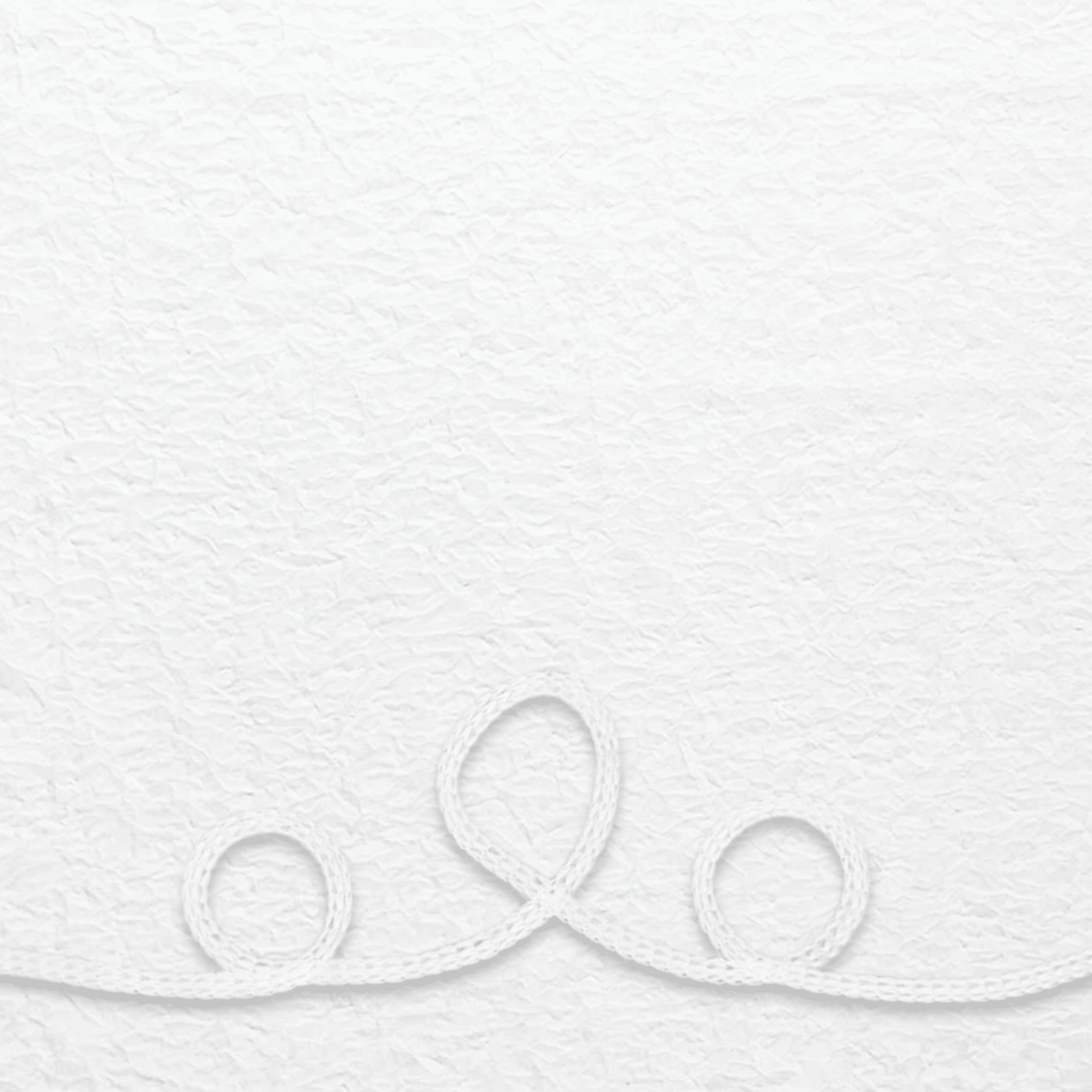 Cornely® Crushed Voile | Loopy White 250cm - Ragland Fabrics